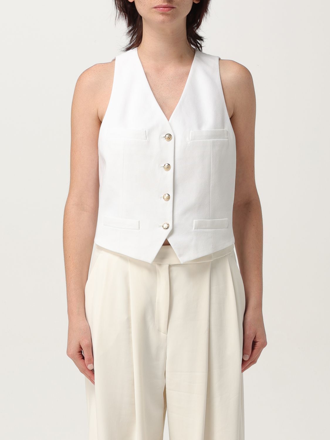 アウターその他 POLO RALPH LAUREN Woman Waistcoat White 200957263 001