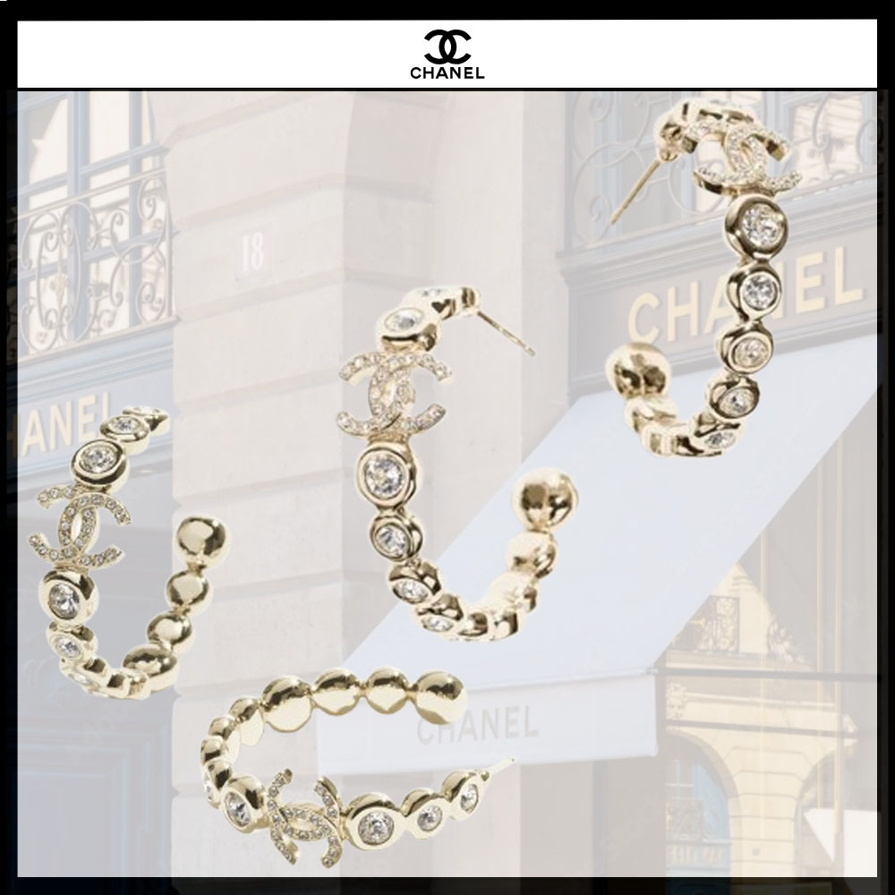 ◆ゴージャスで可愛いデザイン◆【CHANEL】ピアス