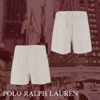 【POLO RALPH LAUREN】コットン ショートパンツ ベージュ