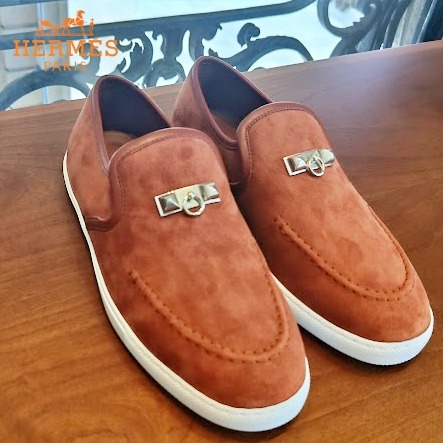《おしゃれな足元》HERMES モカシン Jour シューズ