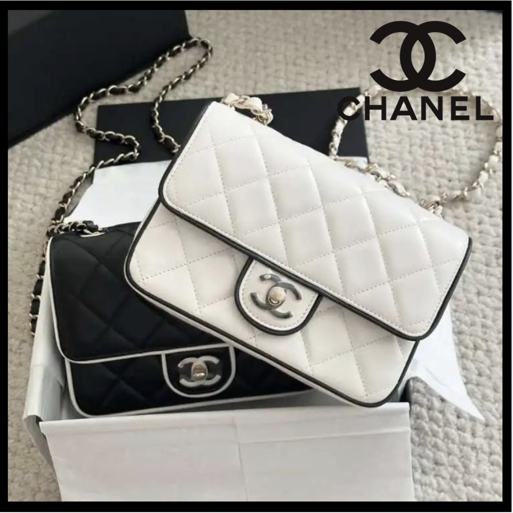 【上品なデザイン♪】CHANEL チェーンウォレット