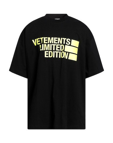 関税・送料込み!【国内発送】VETEMENTS ブラック Ｔシャツ