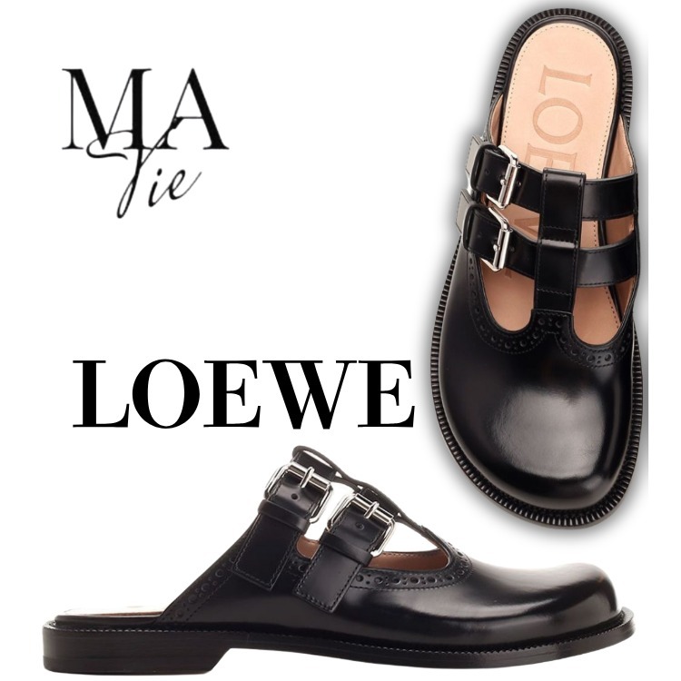 様々なシーンで大活躍!!【LOEWE】ロエベ ローファー サボ カーフ
