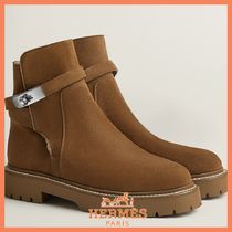 【キャラメルカラーが主役♪】HERMES　ジェフ・ブーツ