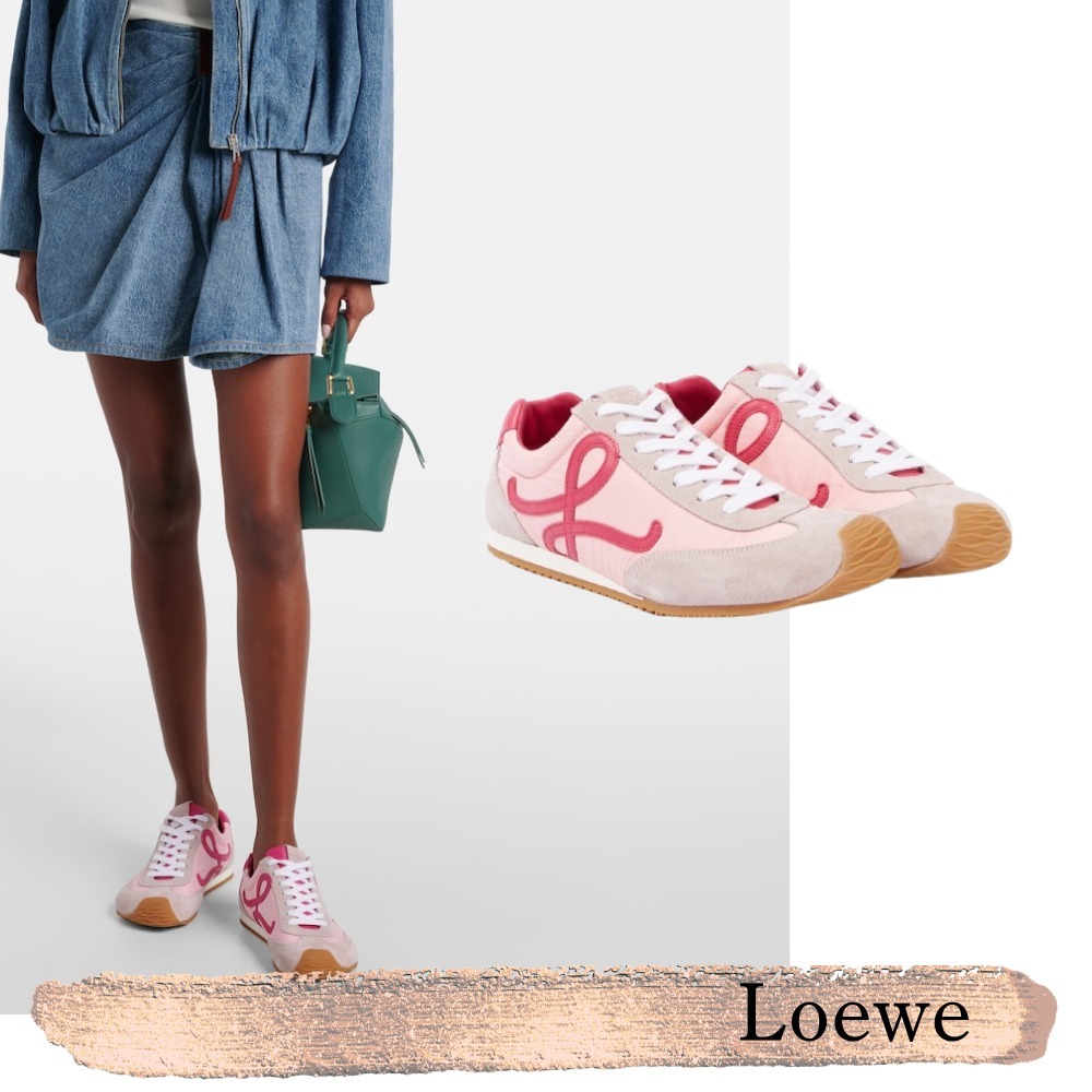 Loewe☆関税込☆バレエランナー2.0 スエードトリムスニーカー