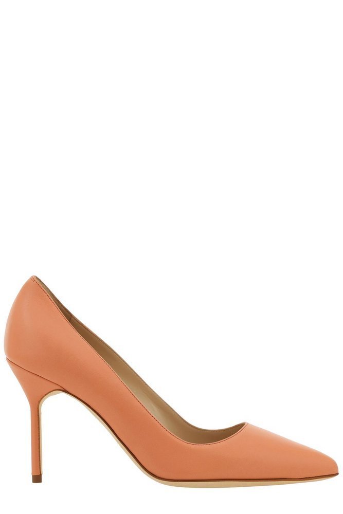 Manolo Blahnik BB ホインテットトゥ スリッホン ハンフス