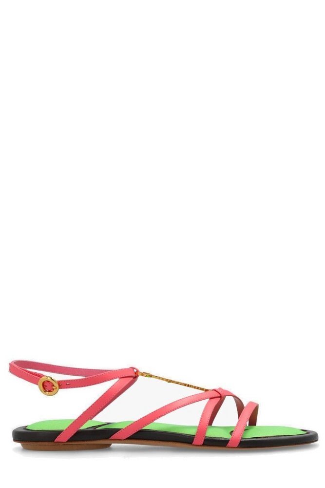 JACQUEMUS クロスオハストラッフフラットサンタル 【関税込】