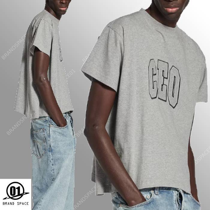 BALENCIAGA 25-26AW CEO チームロゴ ボックス Tシャツ