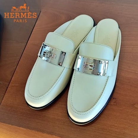《クールにカジュアル》HERMES ミュール Oz ケリーバックル