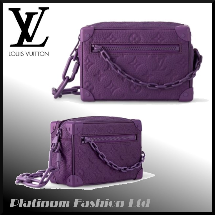 限定品◆関税なし【LOUIS VUITTON】ミニソフトトランク パープル