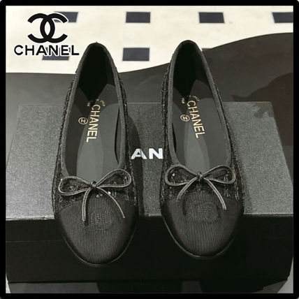 【超歓迎】 ツイード フラットシューズ(レディース CHANEL(シャネル) 26.5cm 靴