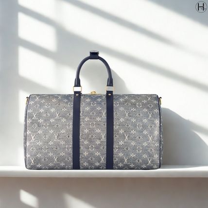 【シックなグレーが粋】LOUIS VUITTON★KEEPALL ボストンバッグ グレー(灰色)系 Louis Vuitton Keepall(ルイヴィトン キーポル