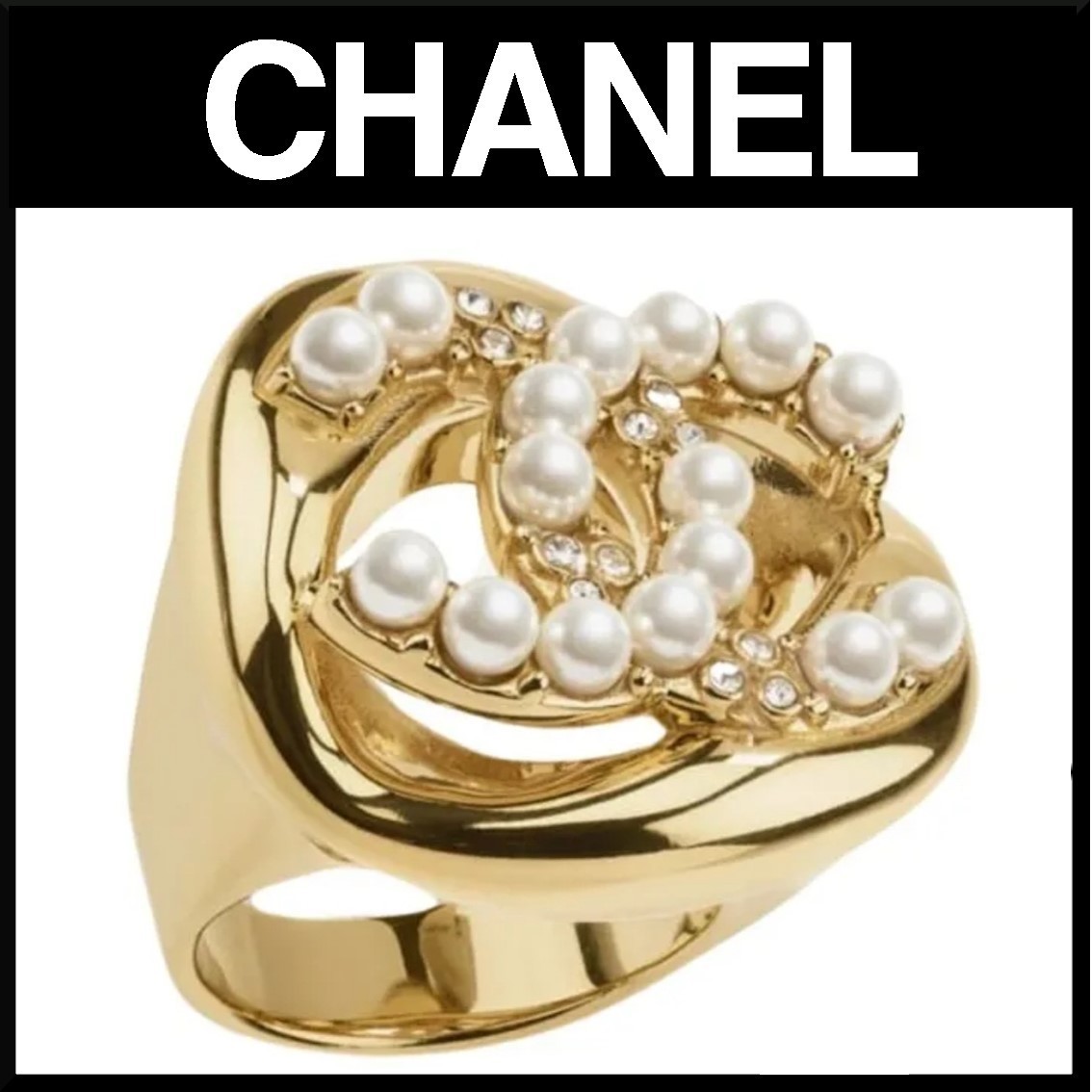 【クラシックとモードの融合】CHANEL メティエダール CCリング