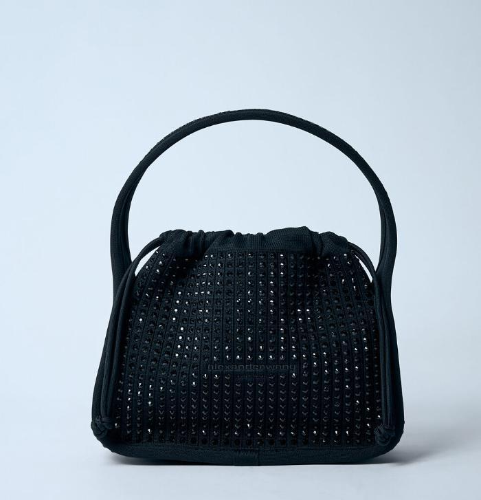 Alexander Wang 関税込 ラインストーン ハンドバッグ