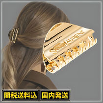 Saint Laurent *サンローラン* ロゴ ヘアクリップ YSL（サンローラン）ロゴ ブラックヘアクリップ - メルカリ