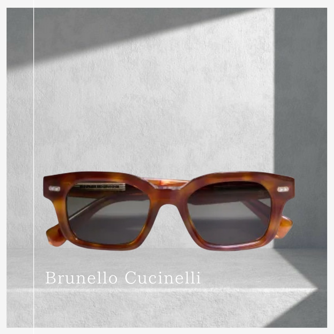 これだけで洗練【Brunello Cucinelli】上質アセテートサングラス