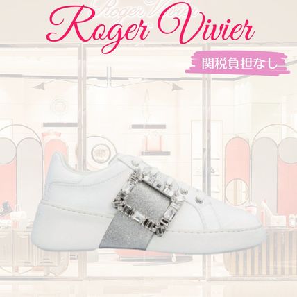 関税負担なし！Roger Vivier バックル装飾スニーカー rvw68734610jusb001.jpg