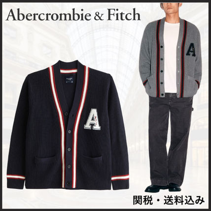 FI Abercrombie & Fitch(アバクロ) カーディガン(メンズ) - 海外