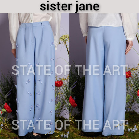 【Sister Jane】DREAM Cornflower フラワー装飾 パンツ