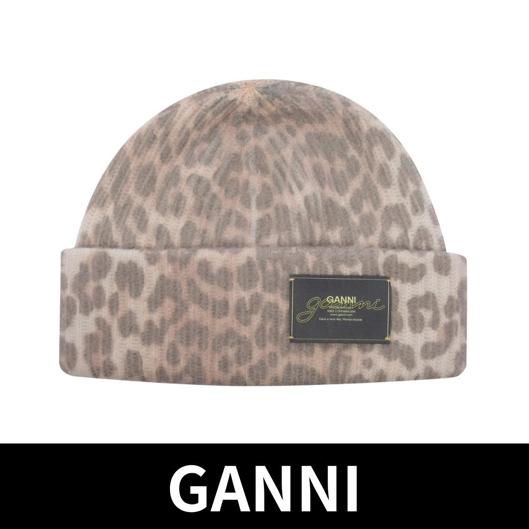【GANNI】レオパードハット