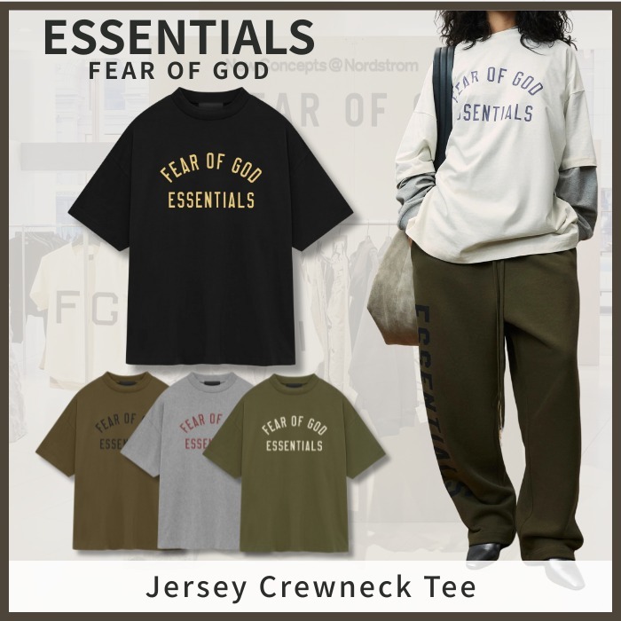 関税送料込  Fear of God Essentials｜Jersey Crewneck Tシャツ