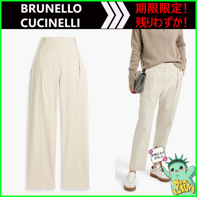 BRUNELLO CUCINELLI★素敵！High-rise straight-leg jeans