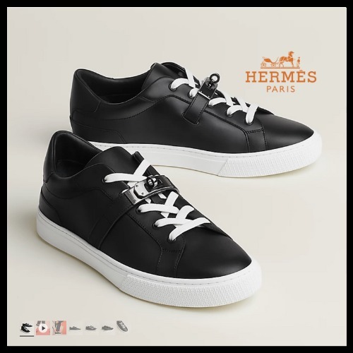 国内入手不可【HERMES】ルテニウム☆スニーカー \