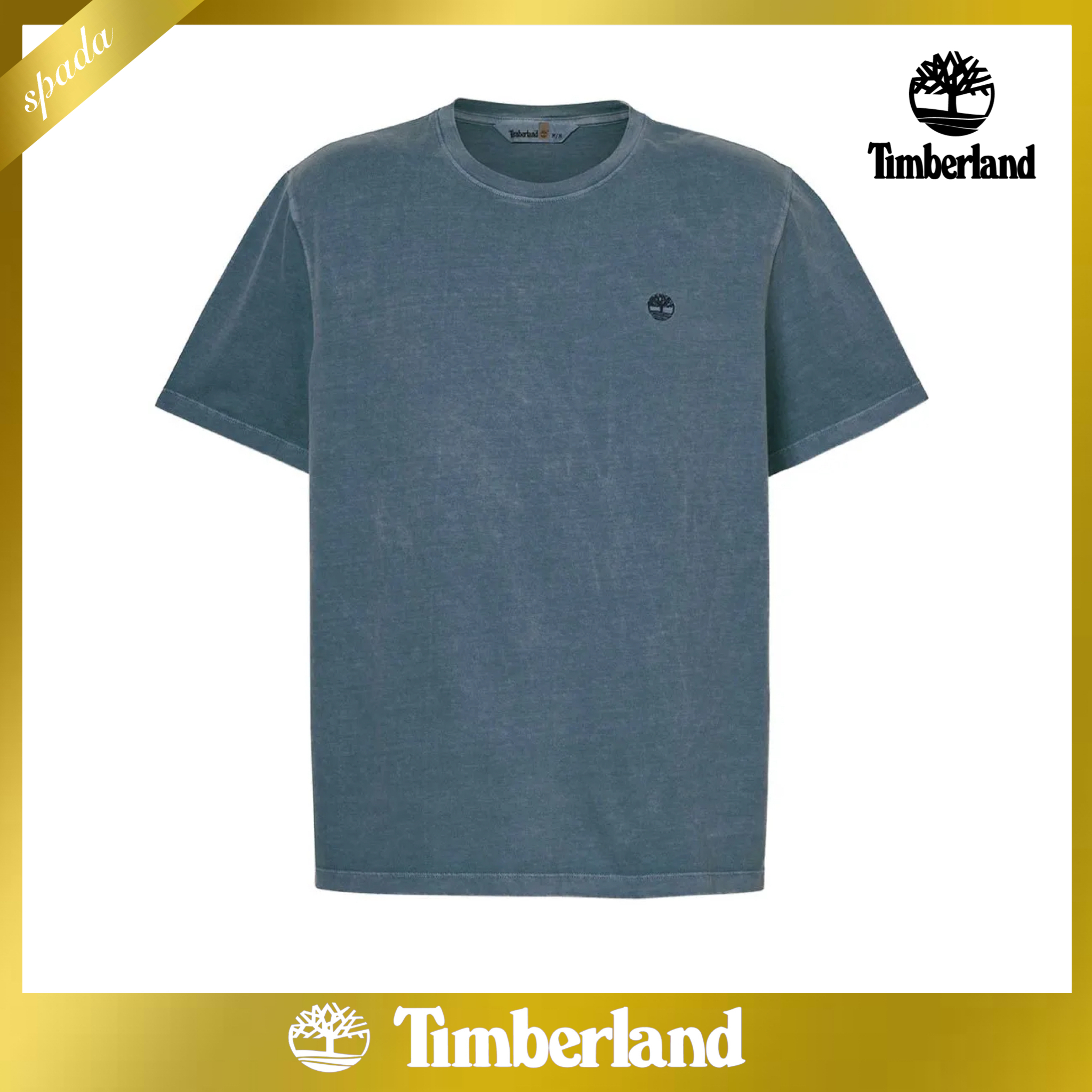 【Timberland】Garment Dye 半袖 Tシャツ ブルー / 送料無料