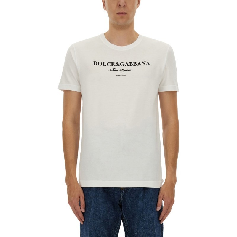 Tシャツ・カットソー Dolce & Gabbana COTTON T-SHIRT WITH PRINT