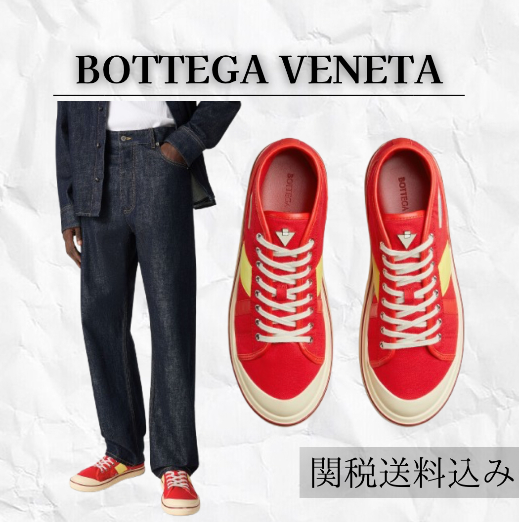BOTTEGA VENETA エリオット スニーカー レッド【注目商品】★