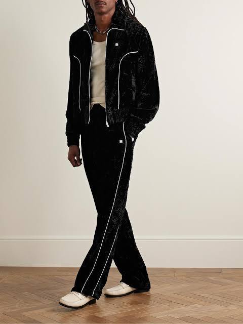 【国内即発送★関税込み】AMIRI ベルベット トラックパンツ
