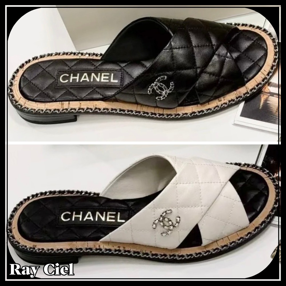 【サラッと履けてスタイルが決まるマトラッセ】CHANEL サンダル