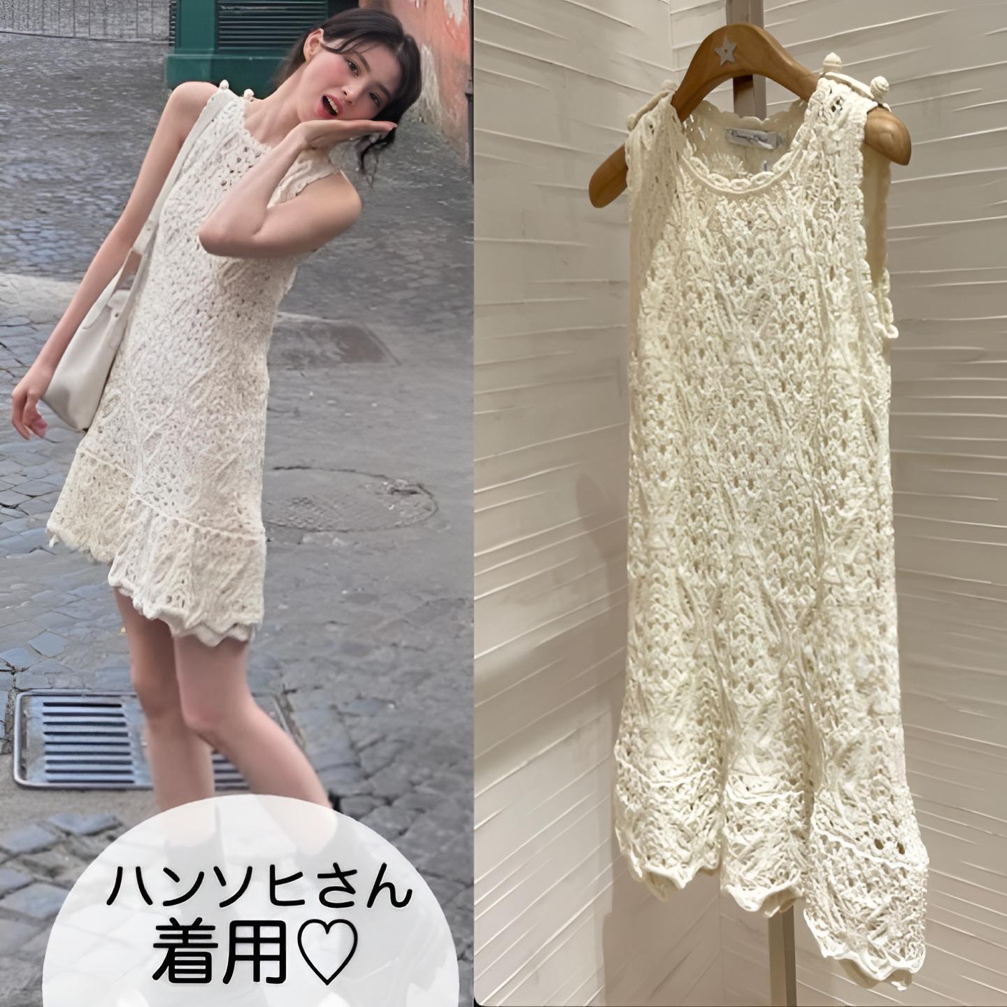 ハンソヒさん着用♡【Dior】ラッフル ショートドレス