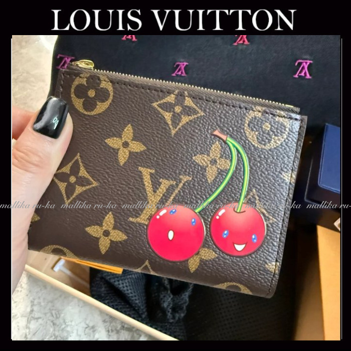 限定☆LV × TM【LOUIS VUITTON】ポルトフォイユ リサ ミニ財布