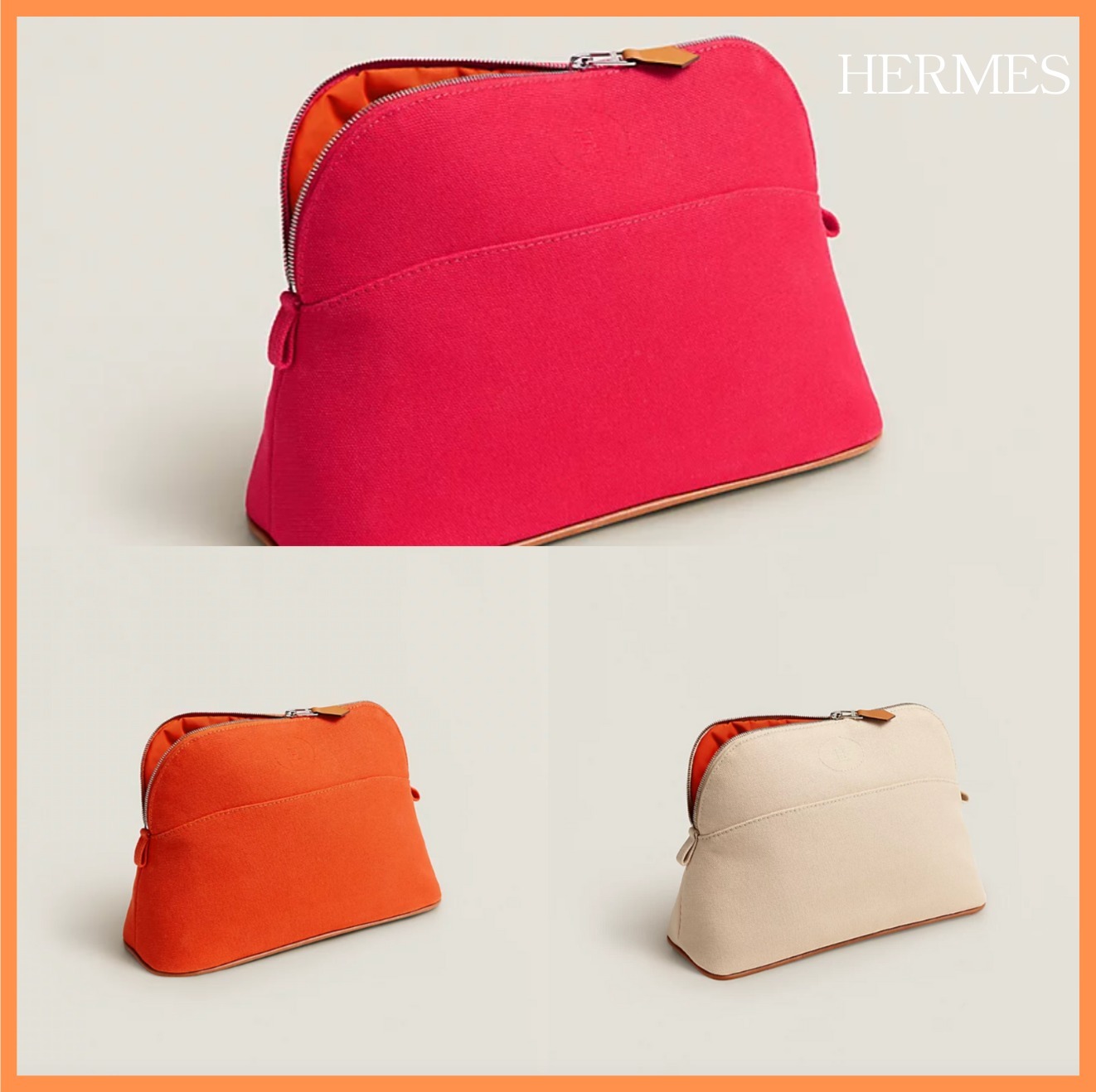 【大好評】HERMES レディース ポーチ ミディアムモデル