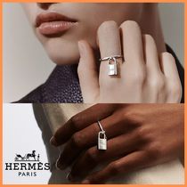 南京錠モチーフ ユニセックス【HERMES】ケリーカデナリング