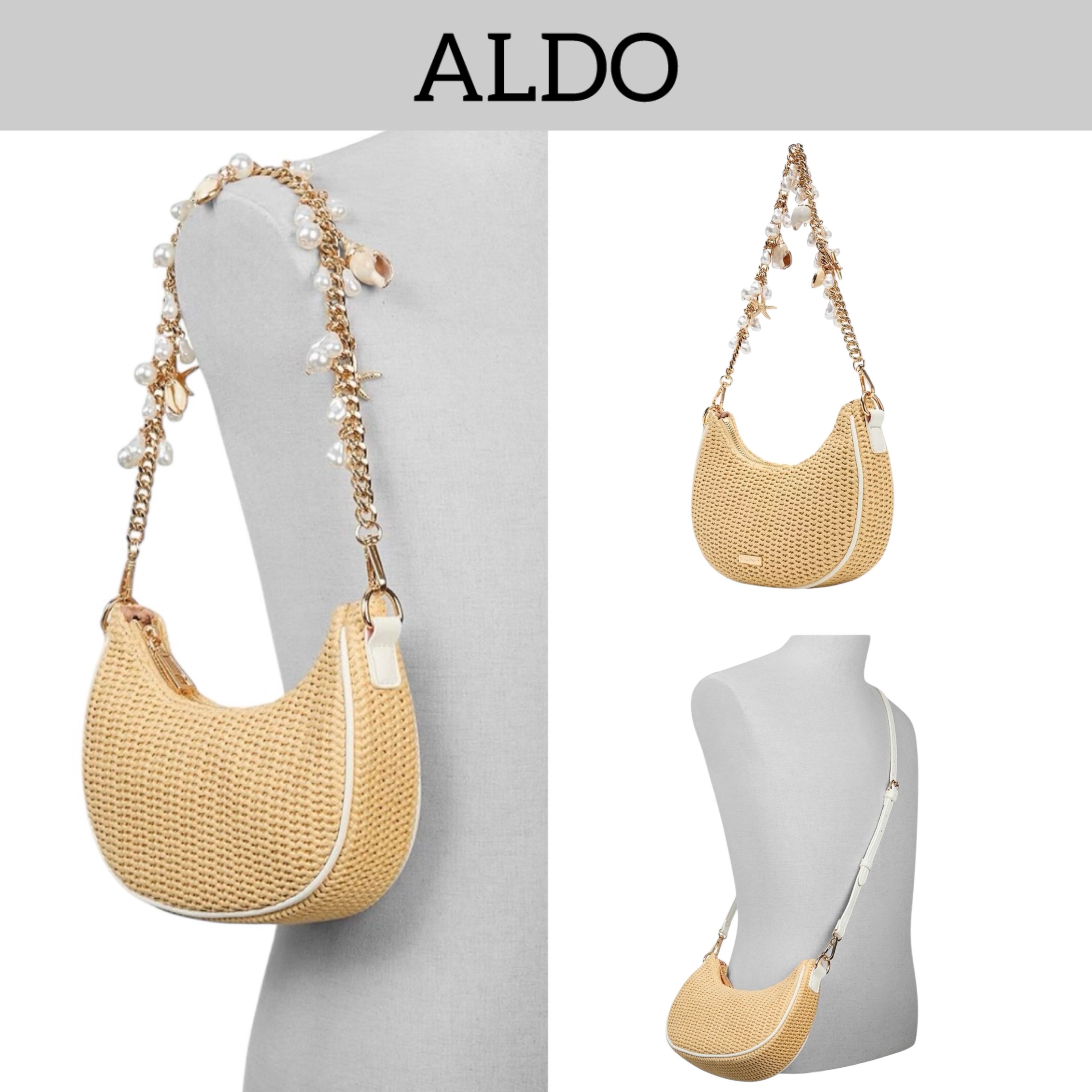 ALDO★夏映え★チャーム付きビーチグローチャーム ショルダー