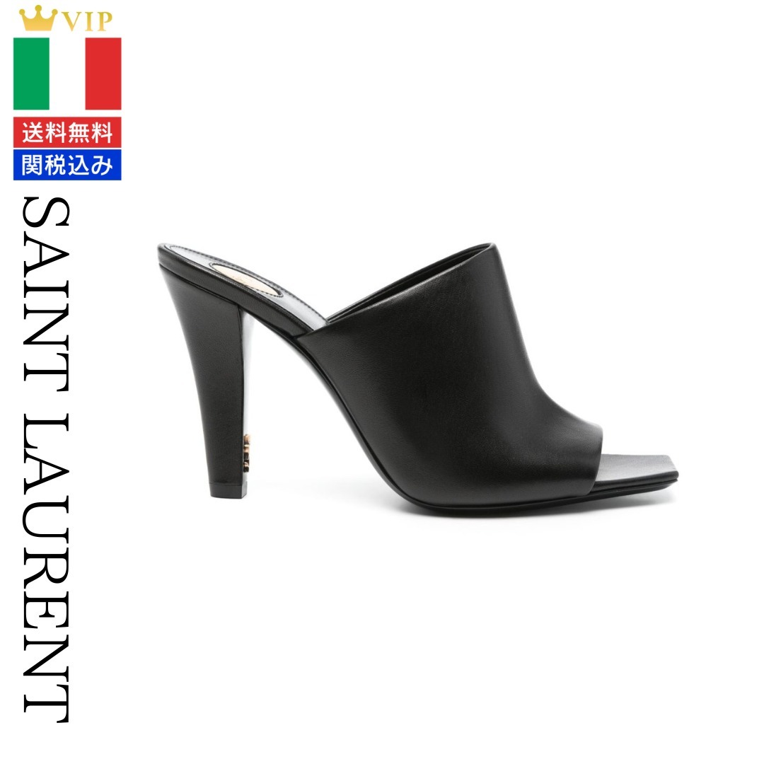 VIP【送料関税込】SAINT LAURENT JILL LEATHER MULES