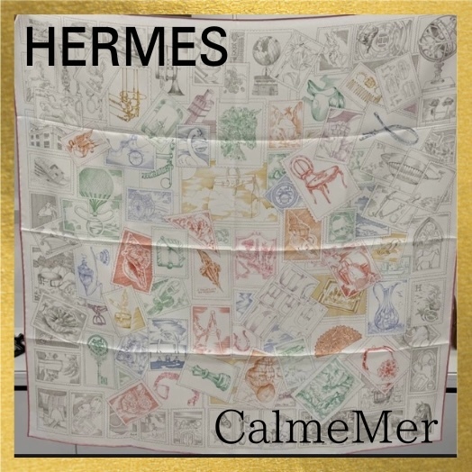 【HERMES】大人気！ ☆ カレ90 フォーブルの切手愛好家☆