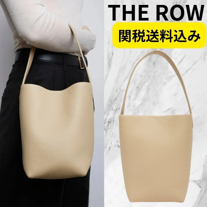 国内未入荷カラー★ THE ROW Small N/S Park beige tote bag