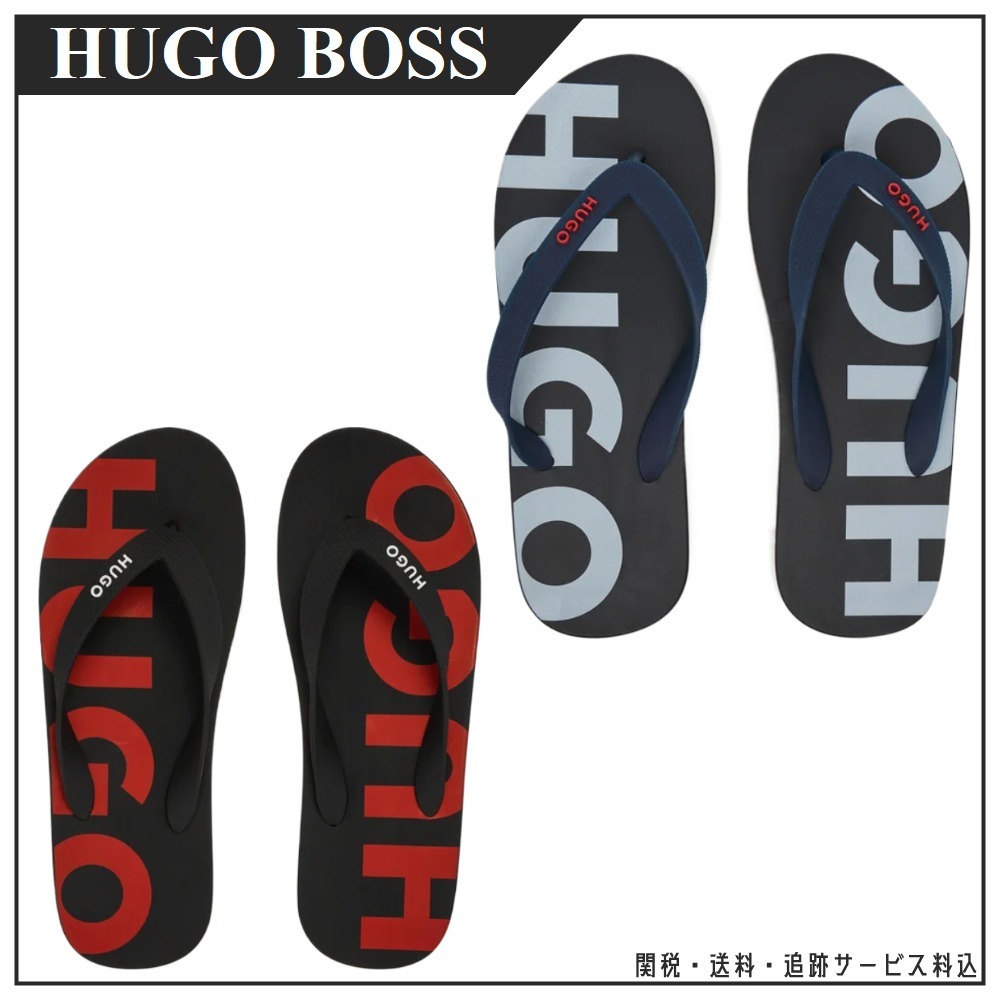 【HUGO BOSS】ロゴ サンダル 2色展開 \
