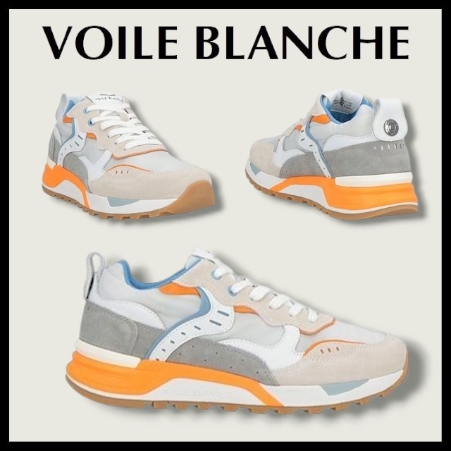 VOILE BLANCHE* ロゴ ローカットスニーカー 機能性 送料関税込み