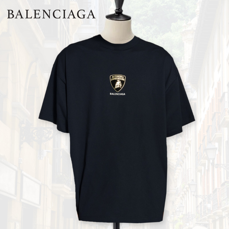 送料込*バレンシアガ×ランボルギーニ*エンブレムメンズTシャツ