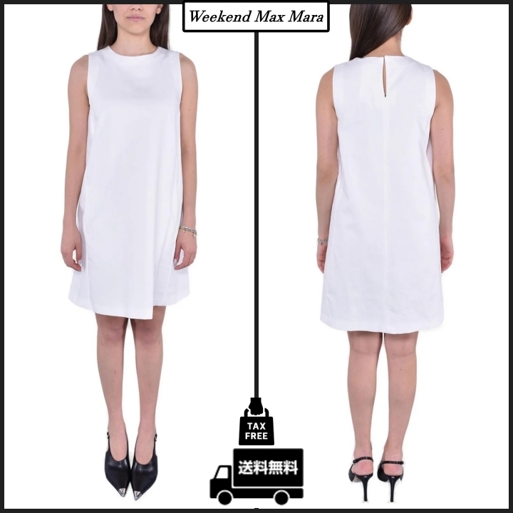 【Weekend Max Mara】[レーサー] コットンリネン ショートドレス