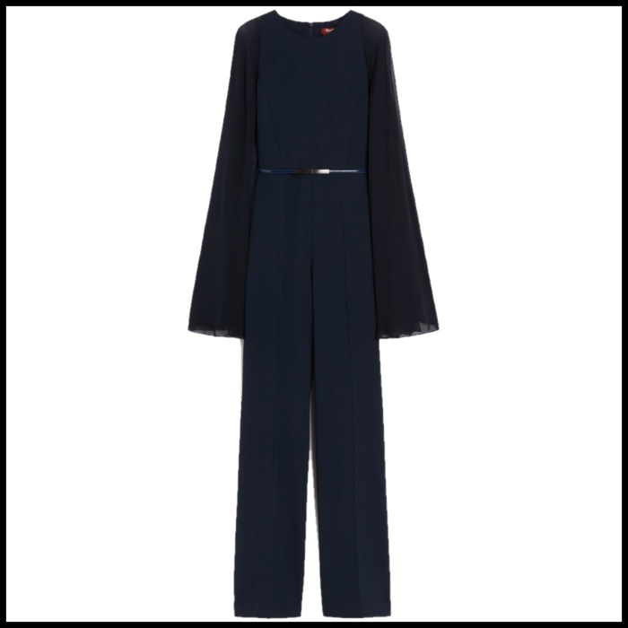 MAXMARA STUDIO ケープ付きキャディ ジャンプスーツ VERTICE