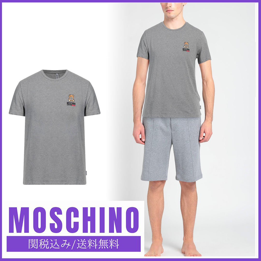 アンダーTシャツ【MOSCHINO】関税込/送料無料 メランジ コットン