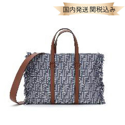 FENDI 最新作 ショルダー ハンドバッグ デニム レザー Sunshine Fendi Sunshine Small Jeans Light blue | Fendi
