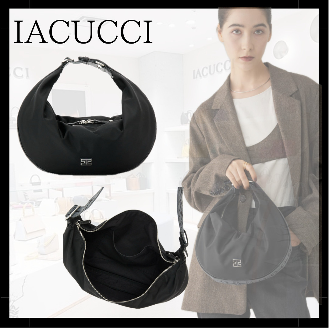 《IACUCCI》アーゴ M NYLON/CERVO ショルダーバッグ 3WAY