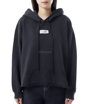 【関税込み】MM6 Maison Margiela ブラック レイヤード フーディ L MM6 Maison Margiela(エムエムシックス) パーカー・フーディ
