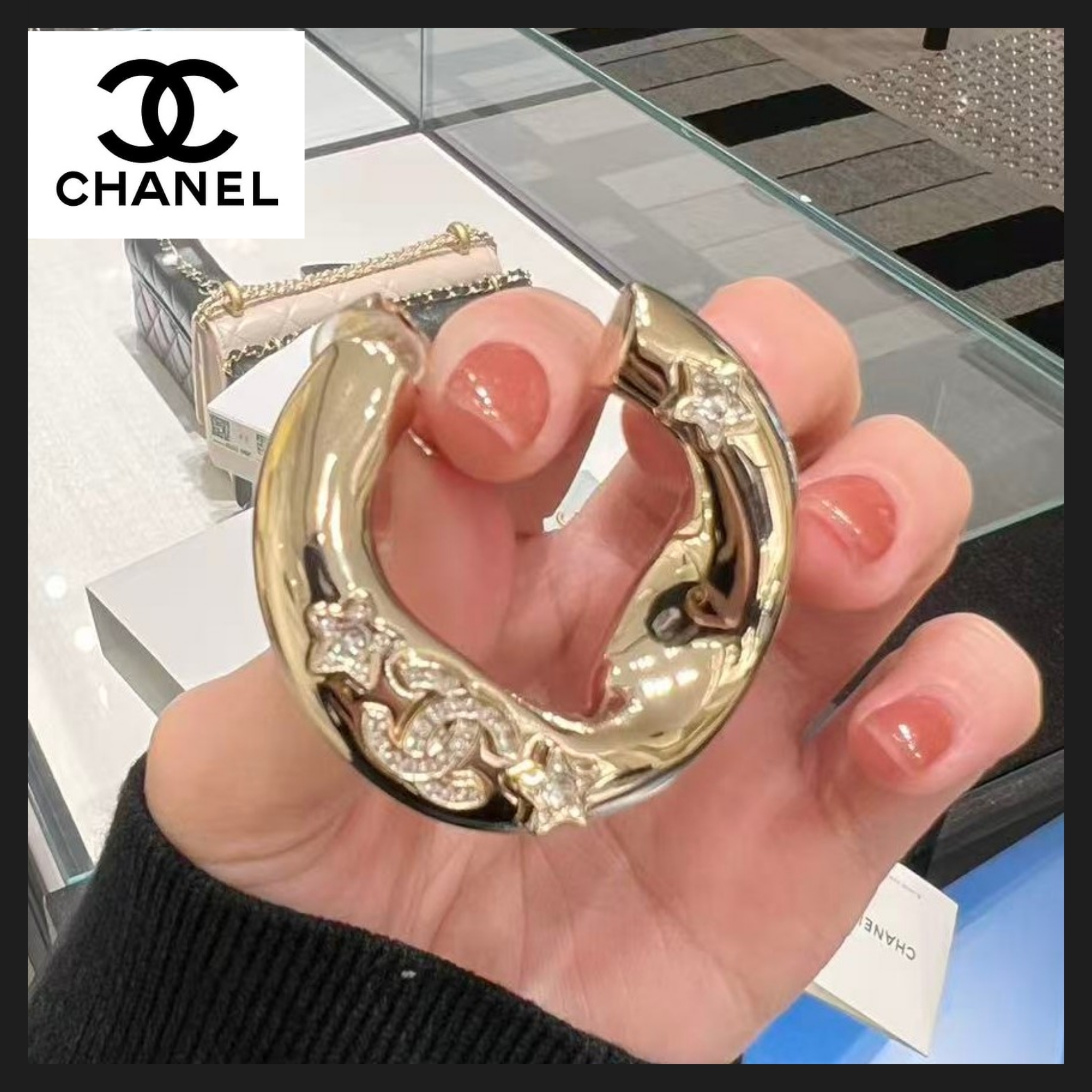 【CHANEL】クリップ式イヤリング♪シャネル スターイヤリング
